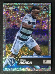 2023 Topps Chrome MLS RC Silver Mini Diamonds #182 Willy Agada RC Sporting KC